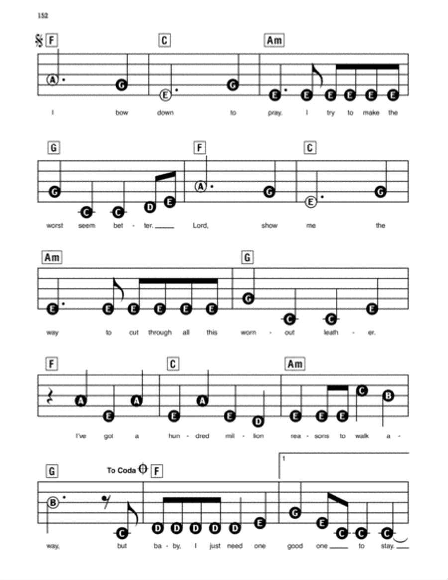 Million Reasons Electronic Keyboard scores gallery preview page 3