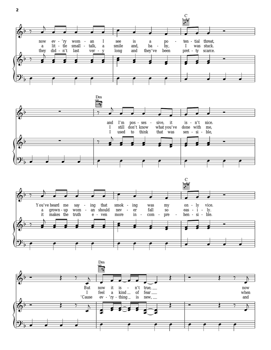 Lay All Your Love On Me Lay All Your Love On Me Piano, Vocal, Guitar scores gallery preview page 2