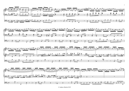 Suite in D Major BWV 1068, arrangement for organ