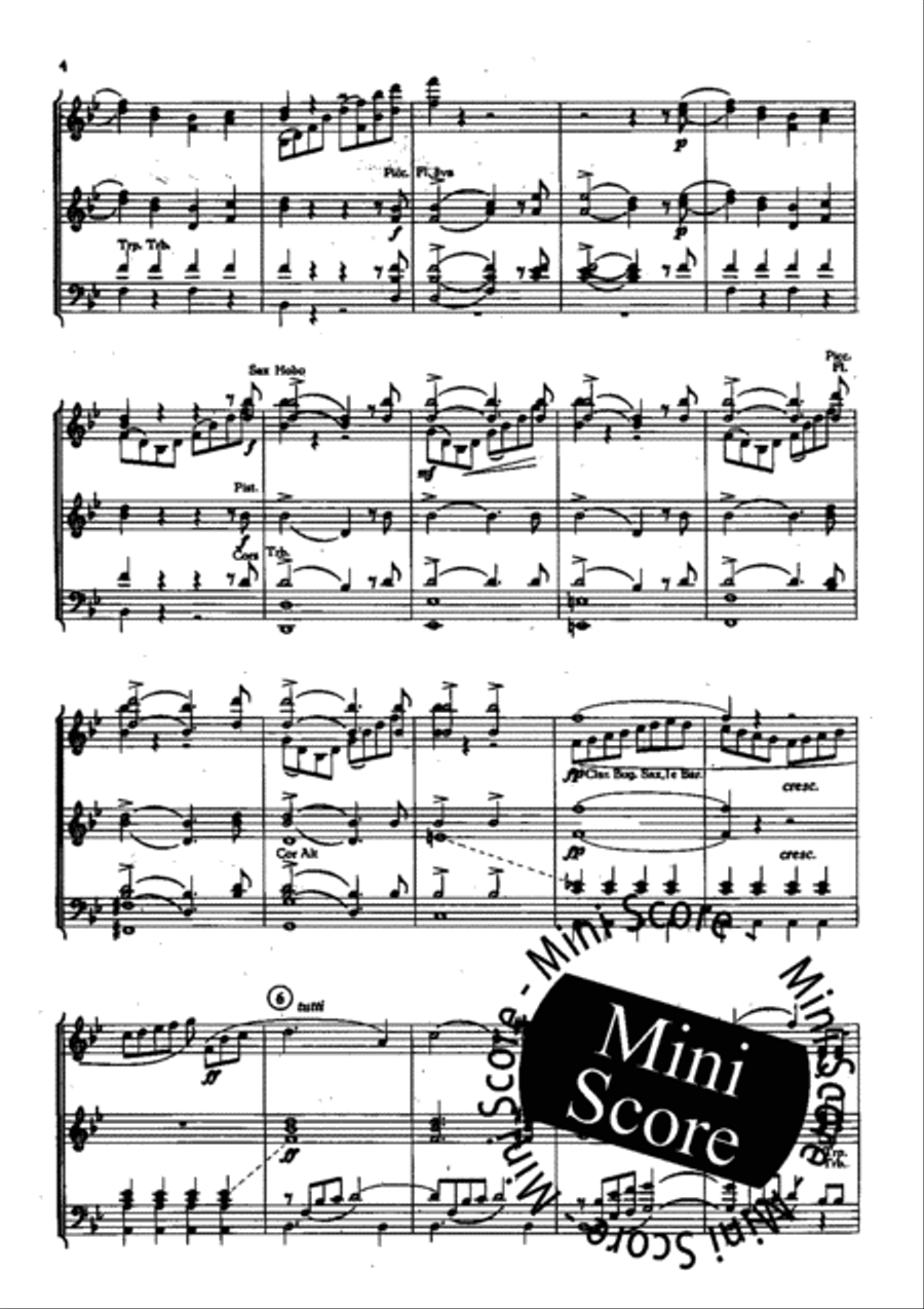 Heimkehr Aus Der Fremde Fanfare Band scores gallery preview page 6