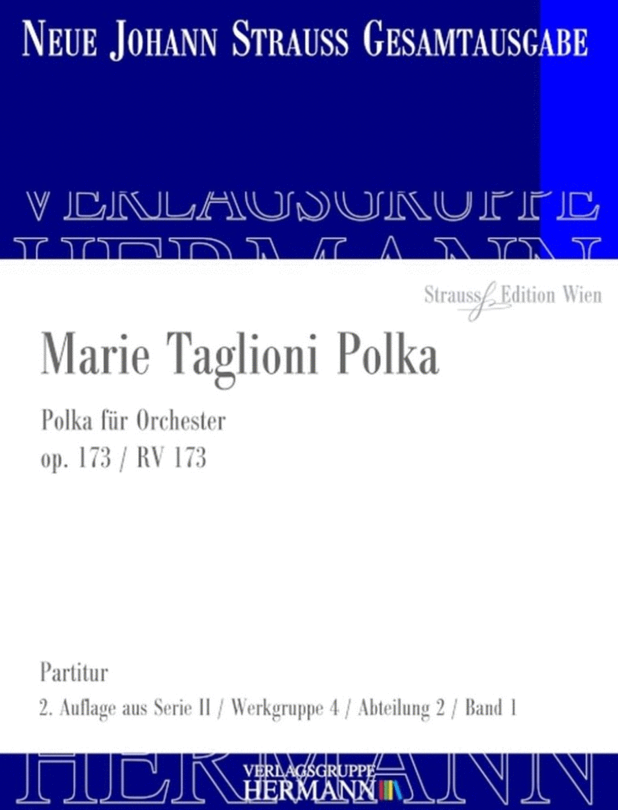 Marie Taglioni Polka Op. 173 RV 173 Orchestra scores gallery preview page 1