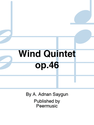 Book cover for Wind Quintet op.46