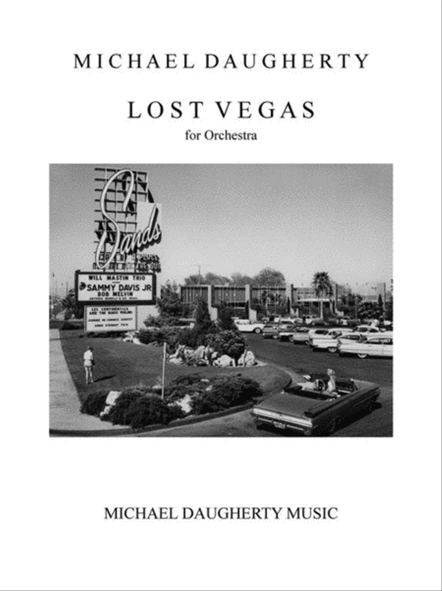Lost Vegas (conductor's score) Orchestra scores gallery preview page 1