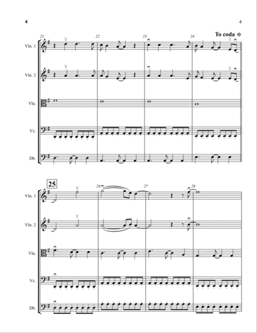 Clocks String Orchestra scores gallery preview page 4