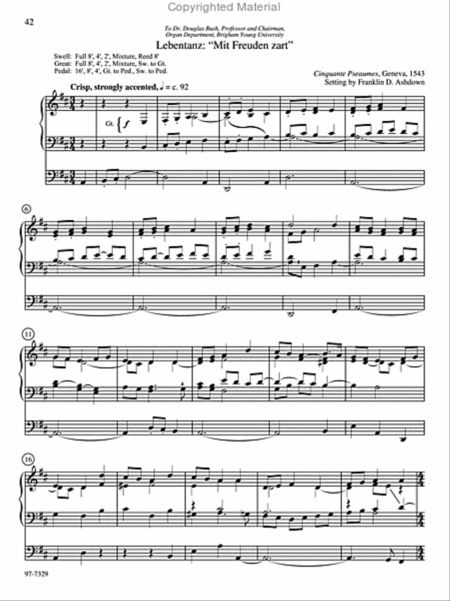 Eight Festive Postludes Organ scores gallery preview page 9