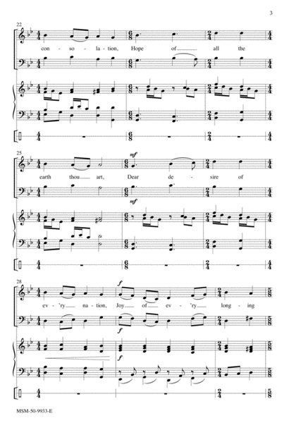 Come, Thou Long-Expected Jesus (Choral Score)