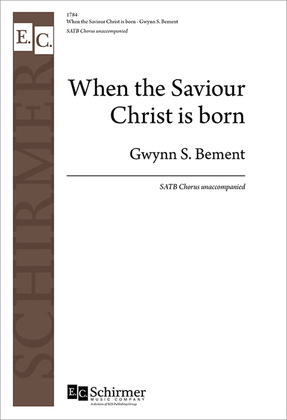Book cover for When the Saviour Christ is born