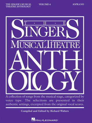 Book cover for Singer's Musical Theatre Anthology – Volume 4