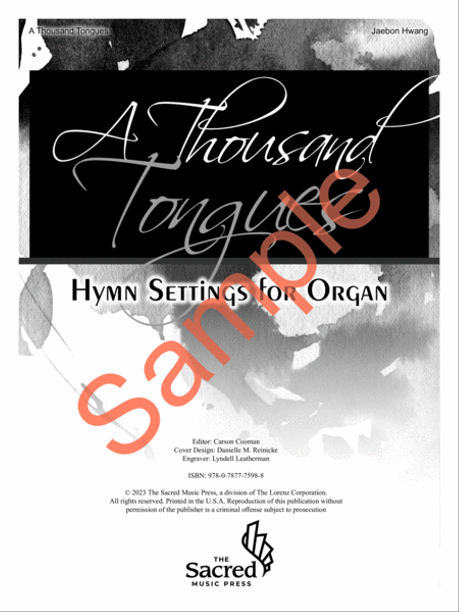A Thousand Tongues Organ Solo scores gallery preview page 2