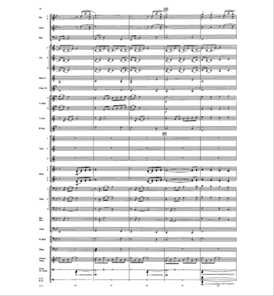 Pastorale Pastorale Concert Band scores gallery preview page 11