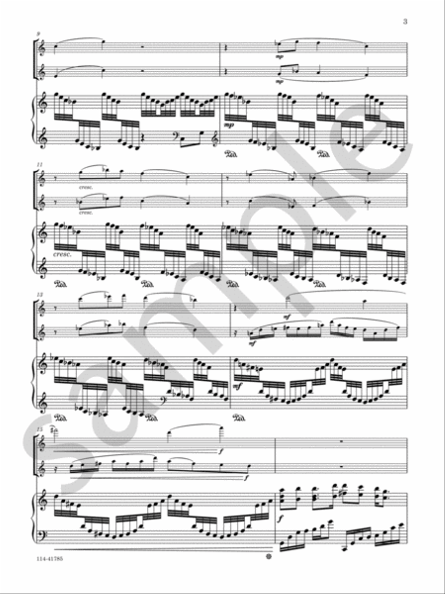ETERNAL SPRING Flute Duet scores gallery preview page 4