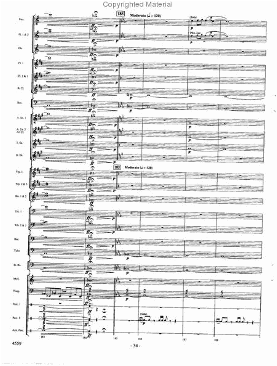 Into the Raging River Into the Raging River Concert Band scores gallery preview page 33