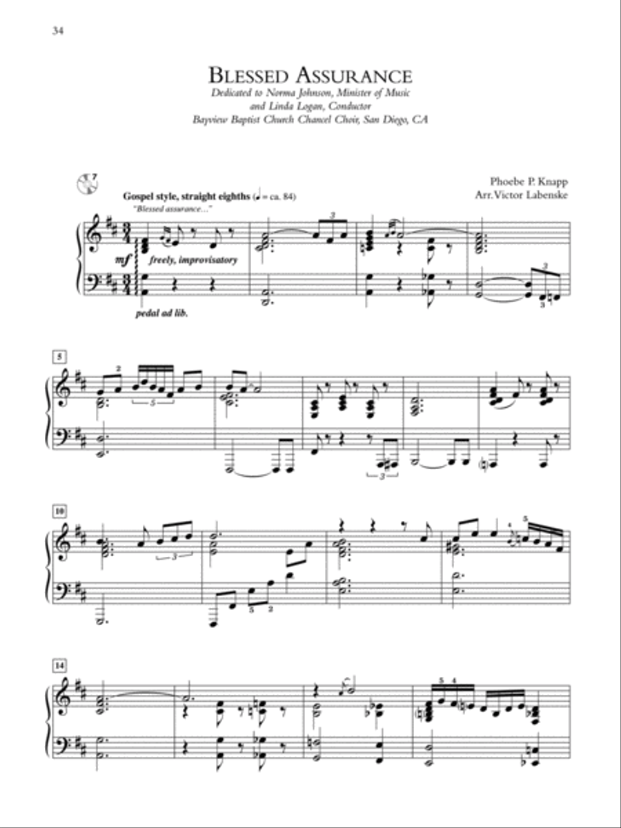 Great Things He Has Done Piano Solo scores gallery preview page 6