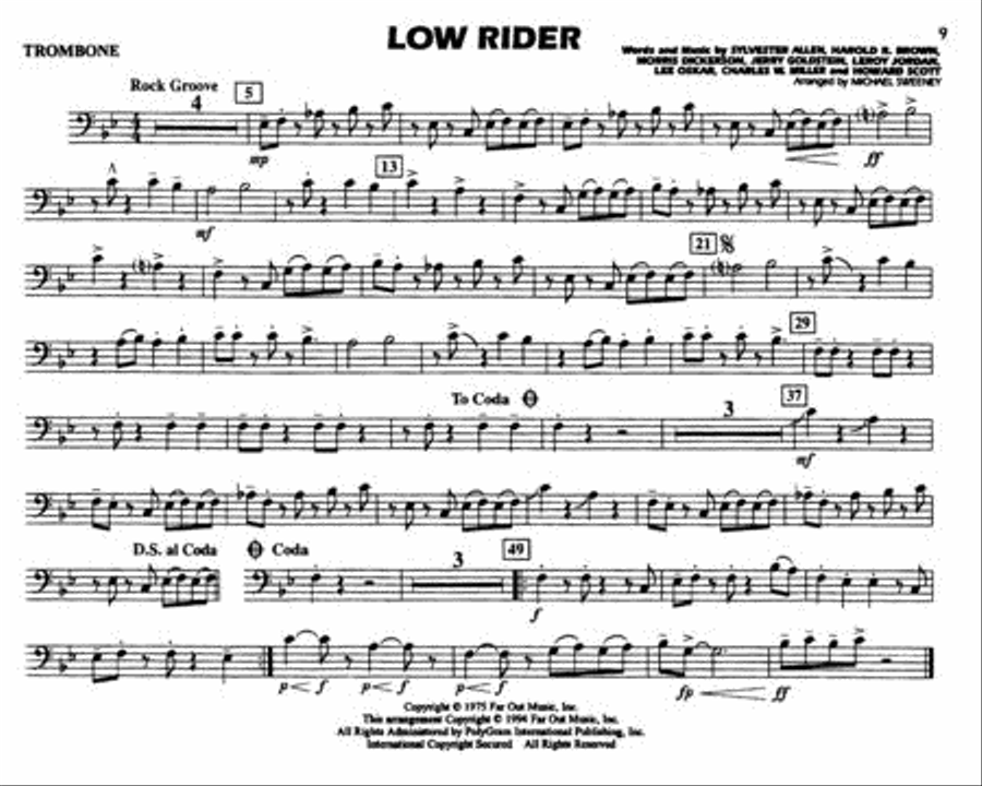 Classic Rock Hits Trombone (For Marching/Pep Band) Pep Band scores gallery preview page 2