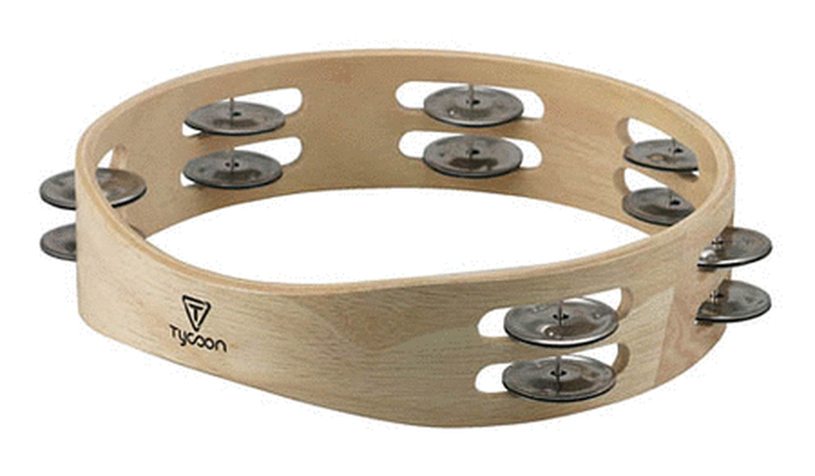 Round Wooden Tambourine