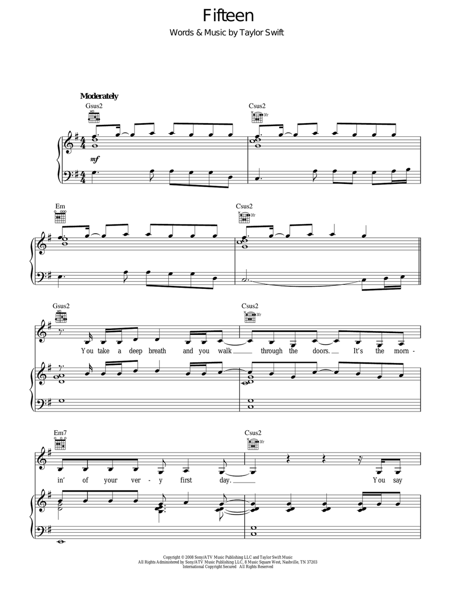 Fifteen Acoustic Guitar scores gallery preview page 1