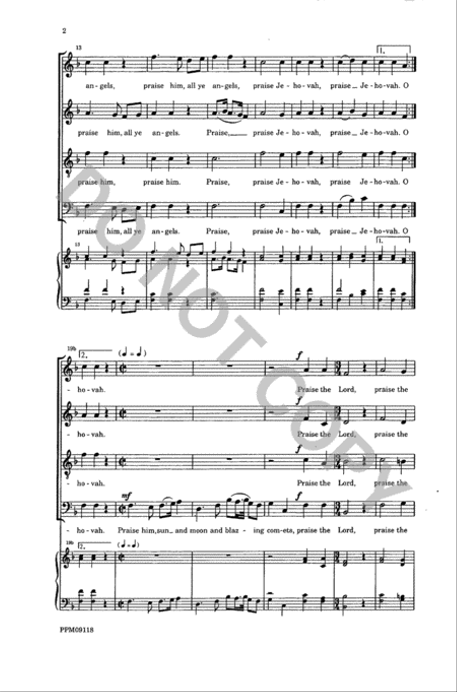 An Anthem for Thanksgiving 4-Part scores gallery preview page 3