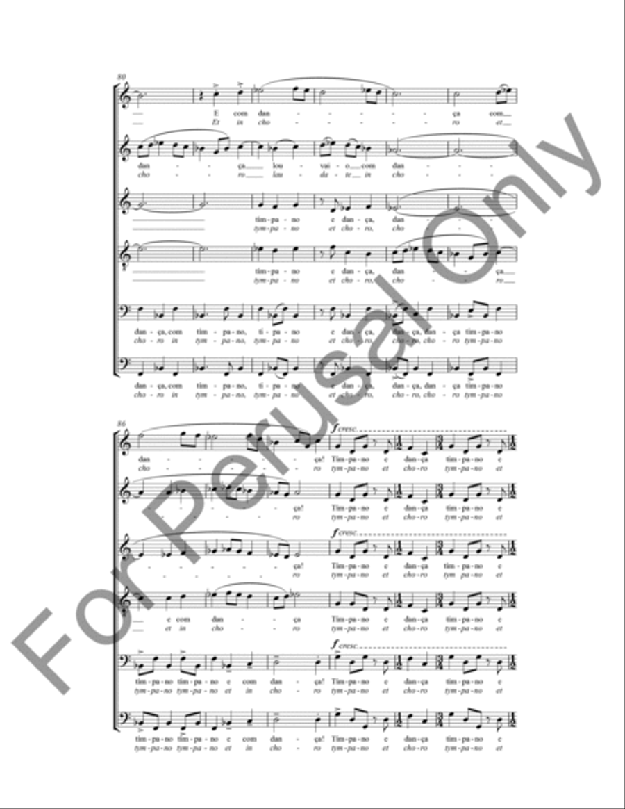 Salmo 150 4-Part scores gallery preview page 8