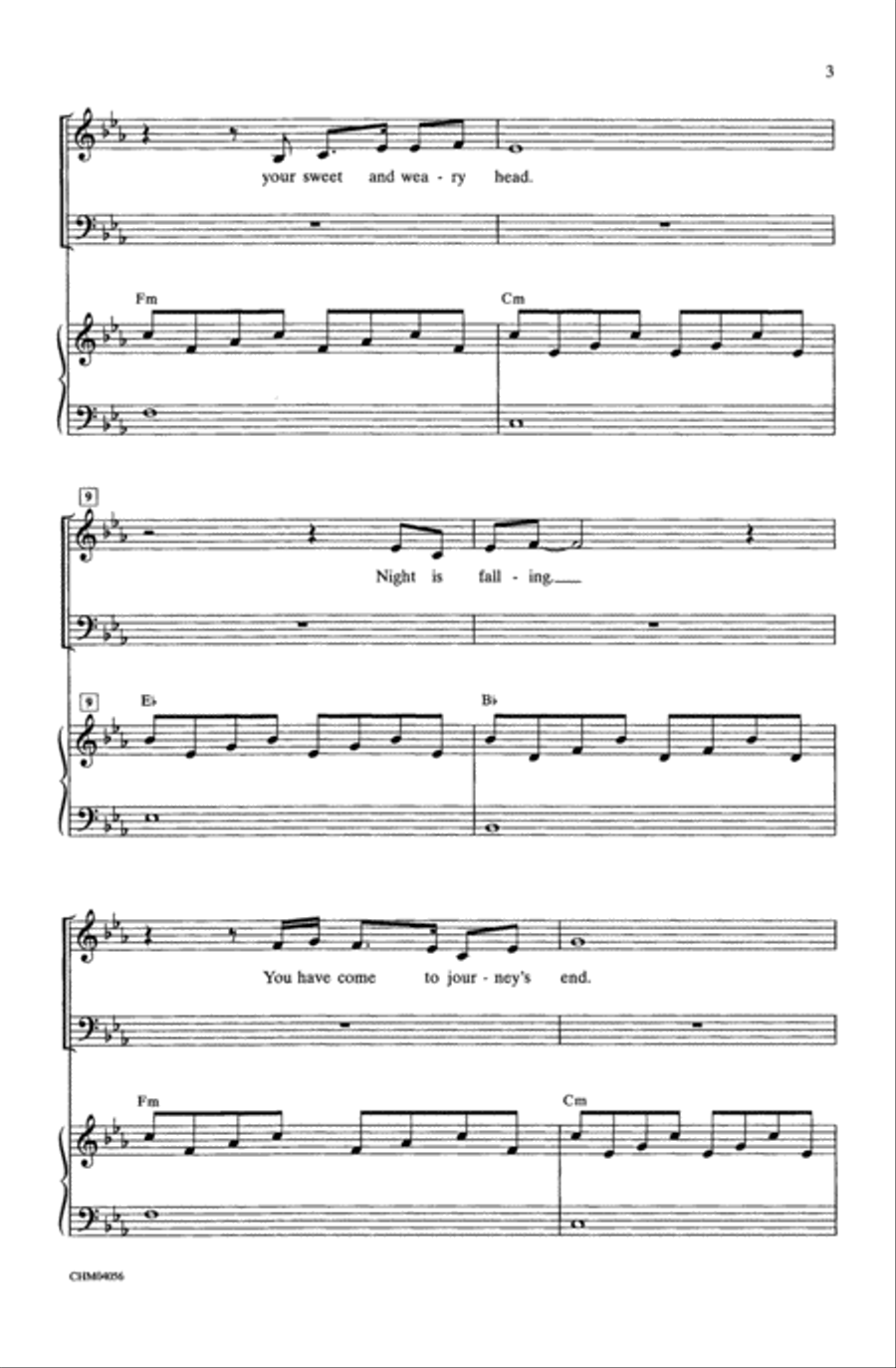 Into the West 4-Part scores gallery preview page 3