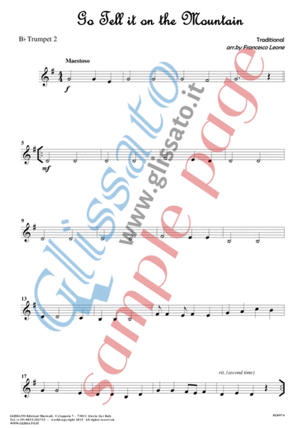 10 Easy Christmas Tunes - Trumpet Quartet (set of parts) image number null