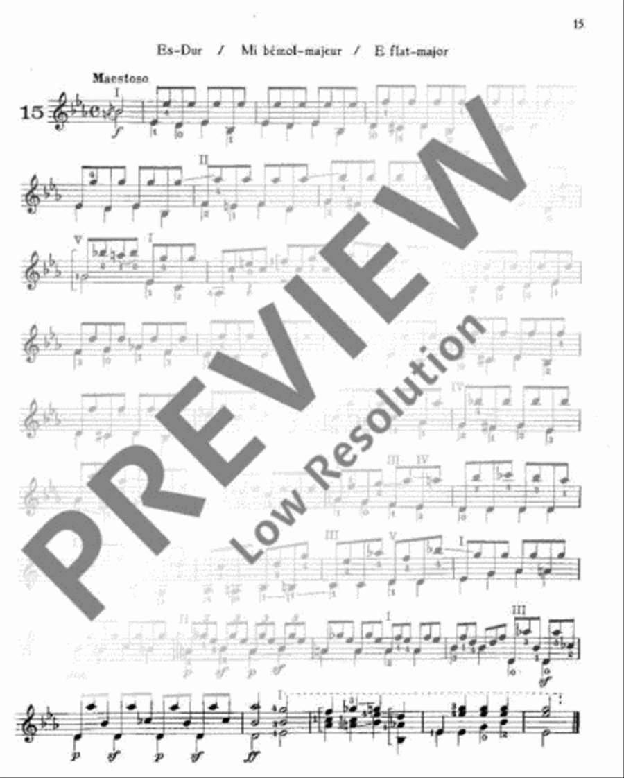 Preludes Classical Guitar scores gallery preview page 16