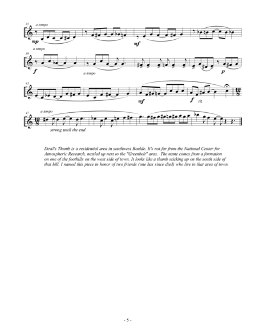 Boulder Rags, Arr. for Flute, Clarinet and Bassoon CLARINET PART Bassoon scores gallery preview page 5