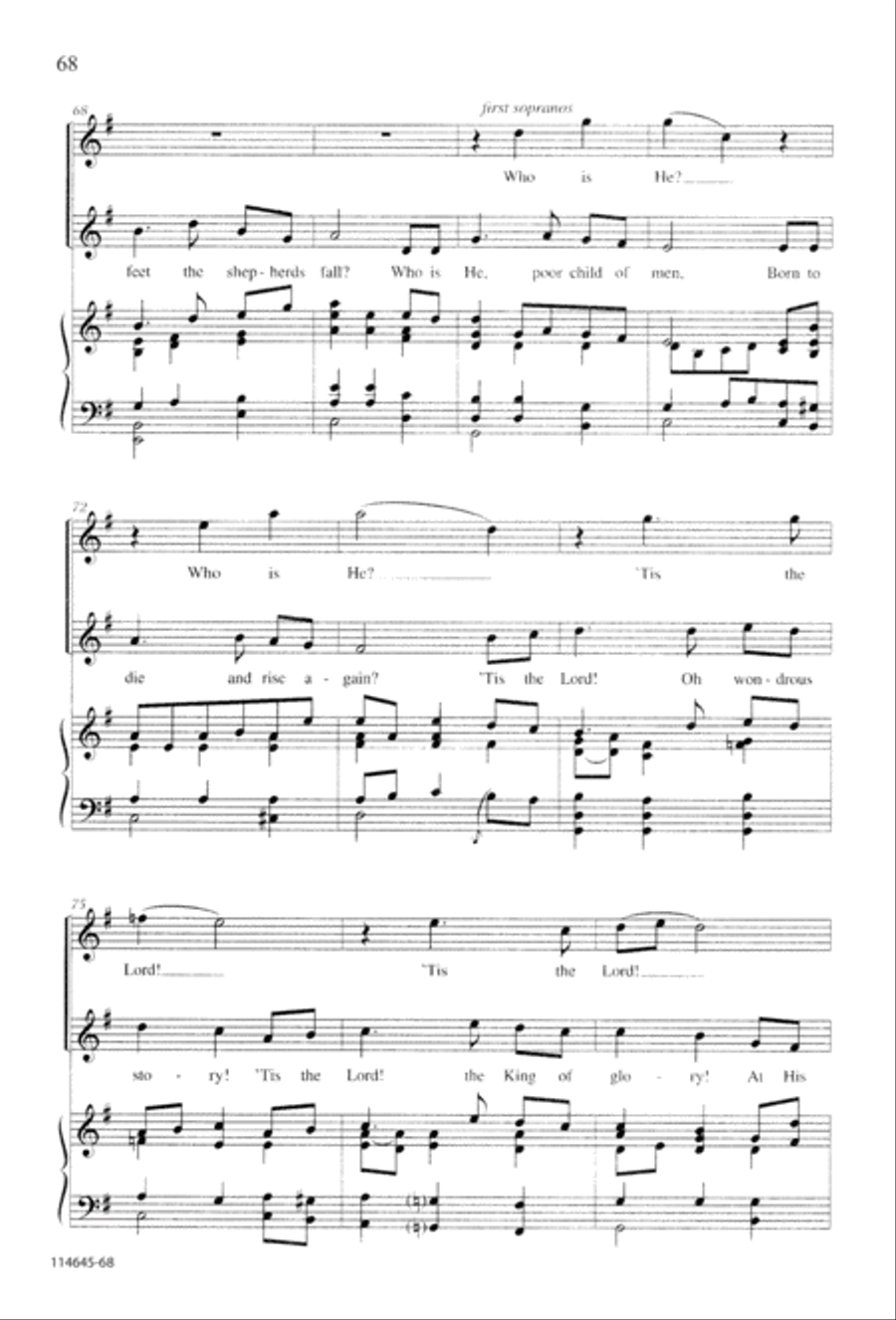 The Newborn King The Newborn King 4-Part scores gallery preview page 76