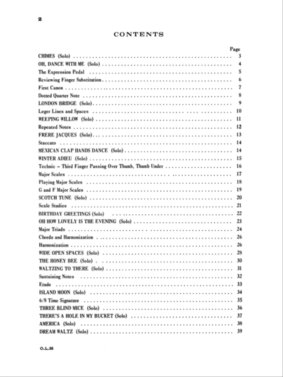 Method Play, Level 2 Organ scores gallery preview page 2