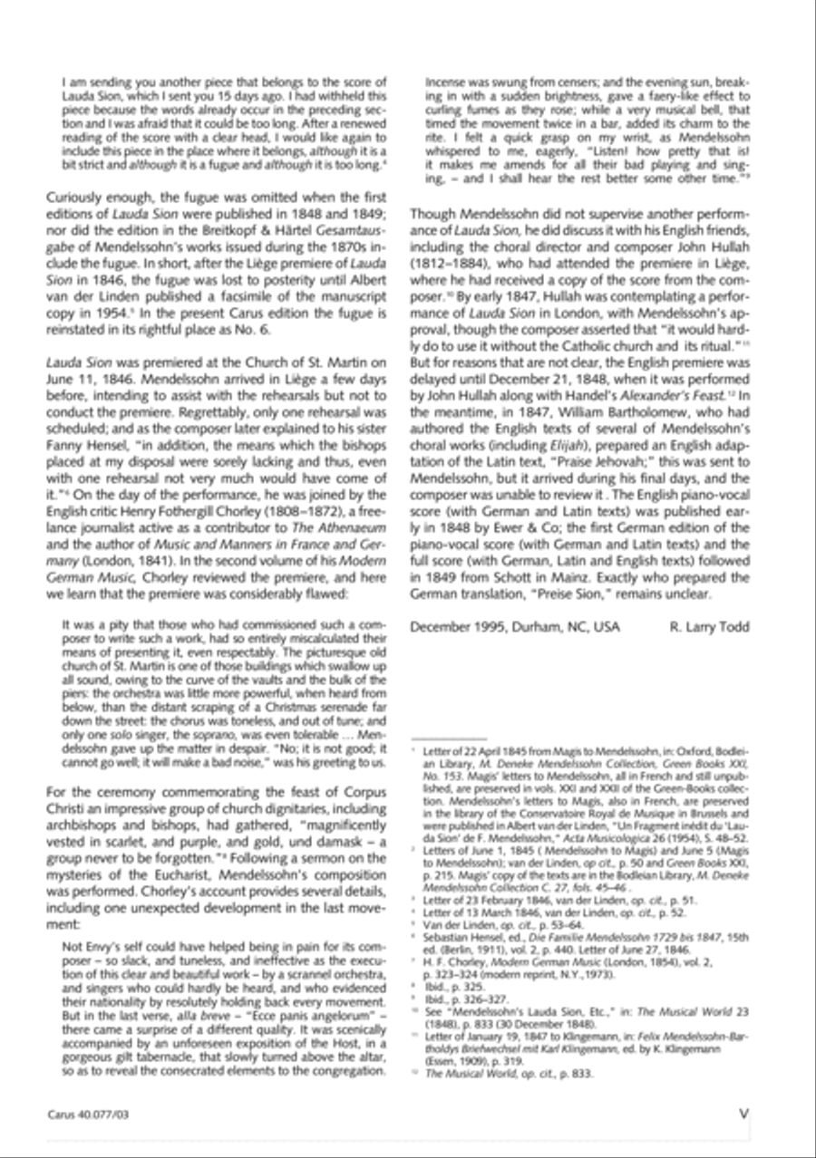 Lauda Sion 4-Part scores gallery preview page 6