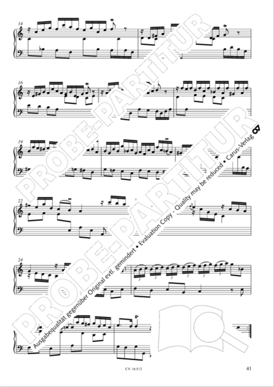Six Suites Six Suites Harpsichord scores gallery preview page 42