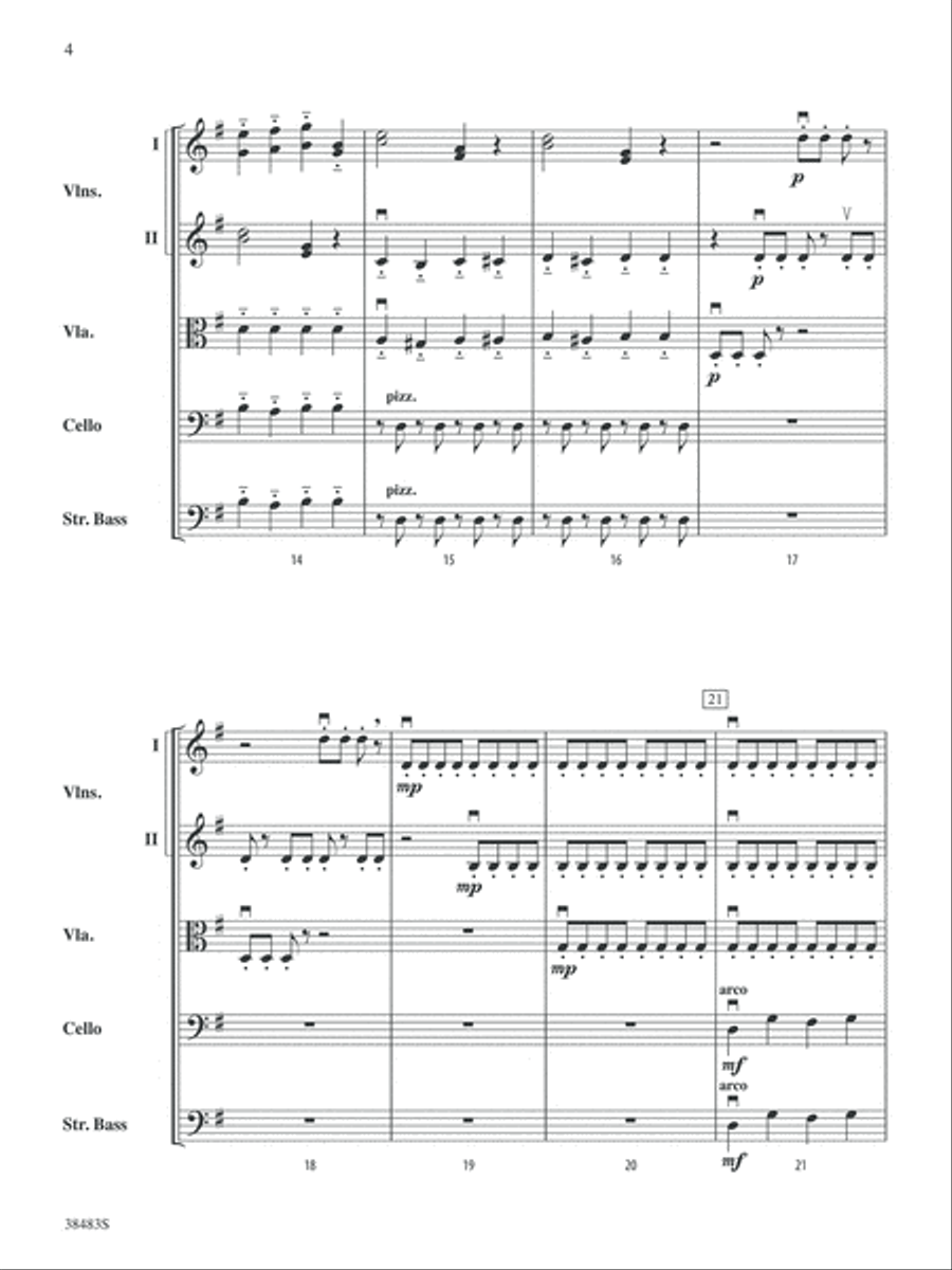 Sprites: Score Sprites: Score String Orchestra scores gallery preview page 4