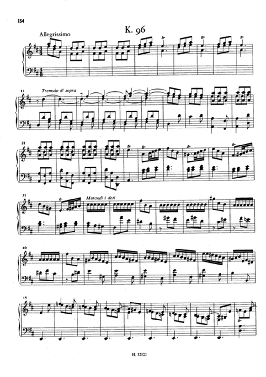Scarlatti- Sonata in D major K96- L465( Original Version) image number null