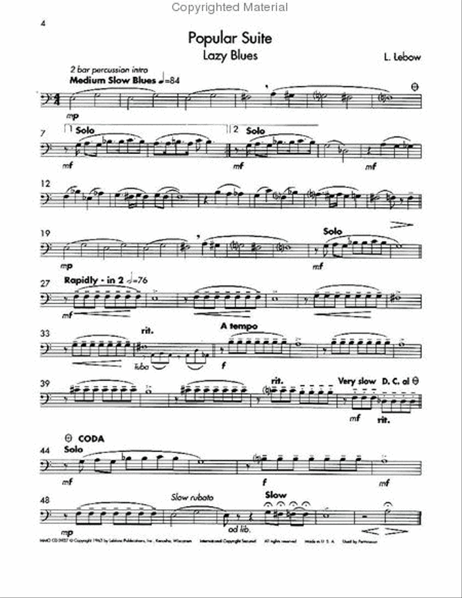Sticks 'n Bones Sticks 'n Bones Trombone Solo scores gallery preview page 2