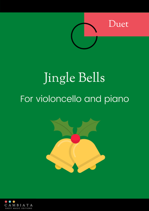 Jingle Bells - For violoncello and piano accompaniment (Easy/Beginner)