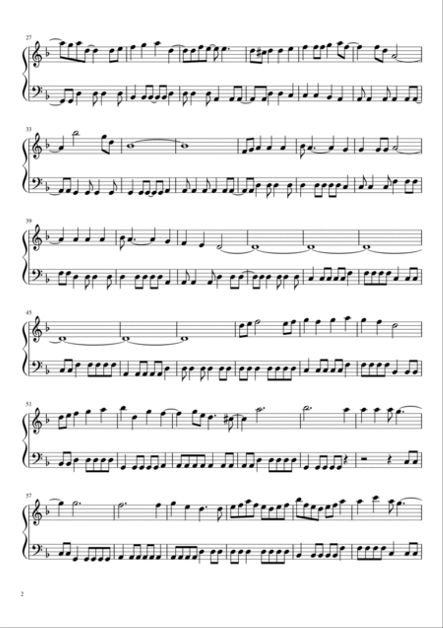 He's A Pirate Easy Piano scores gallery preview page 2
