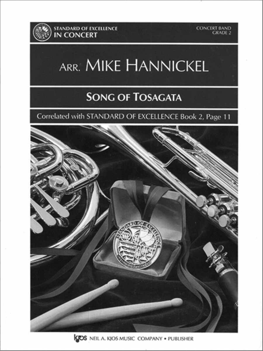 Song of Tosagata - Score Concert Band scores gallery preview page 1
