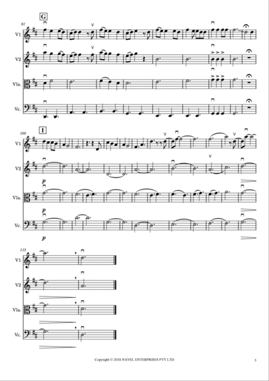 Drowned Drowned String Quartet scores gallery preview page 5