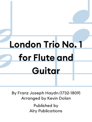 Book cover for London Trio No. 1 for Flute and Guitar