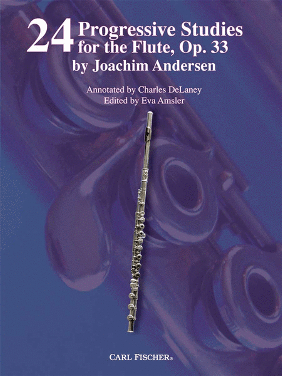 24 Progressive Studies for the Flute, Op. 33 Flute scores gallery preview page 1