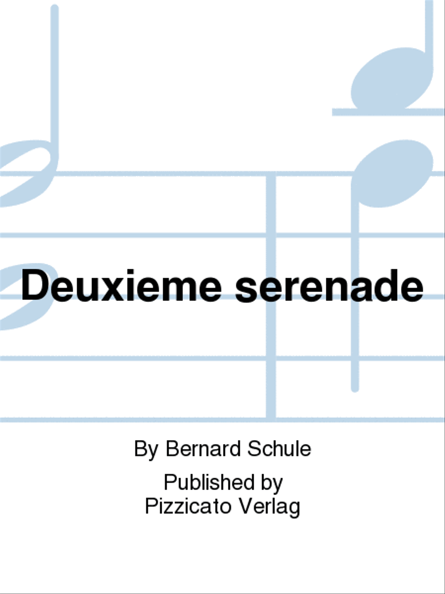 Deuxieme serenade School and Community scores gallery preview page 1