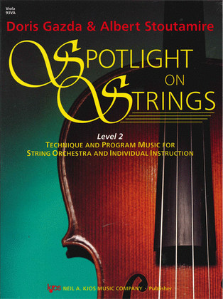 Spotlight on Strings, Book 2 - Viola