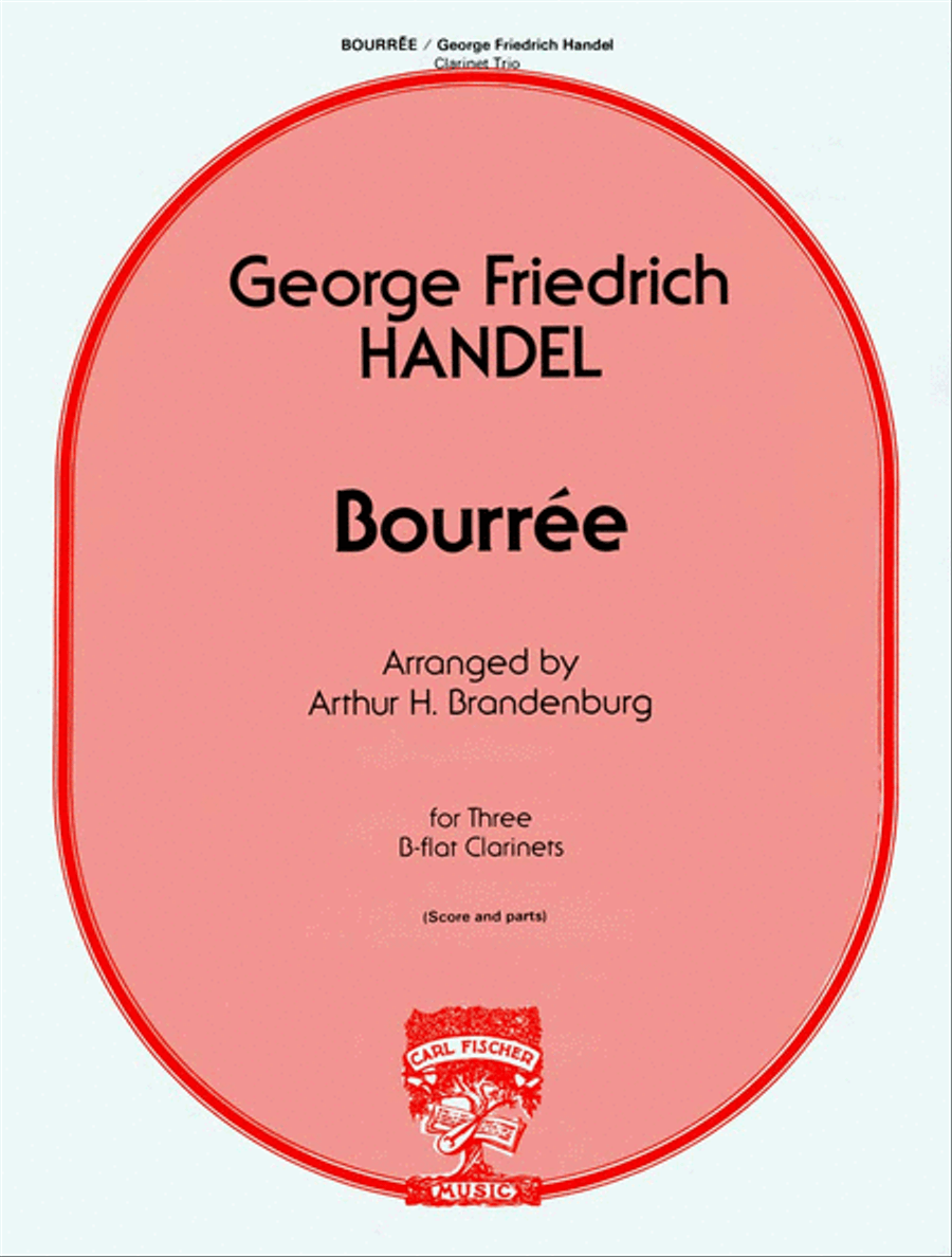 Bourree B-Flat Clarinet scores gallery preview page 1