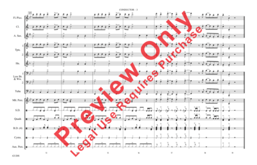 Shorties #20 Marching Band scores gallery preview page 4
