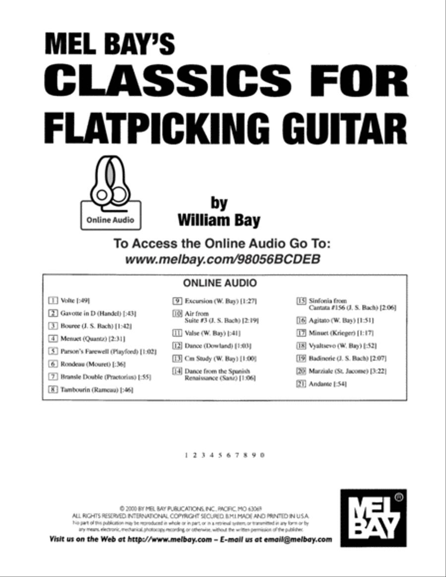 Classics for Flatpicking Guitar image number null