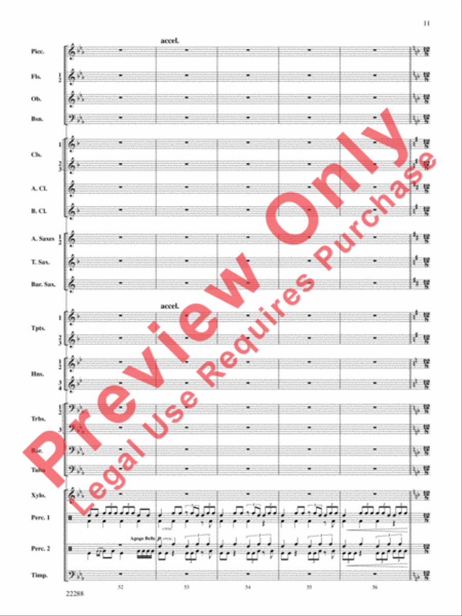 Mandjiani Concert Band scores gallery preview page 12