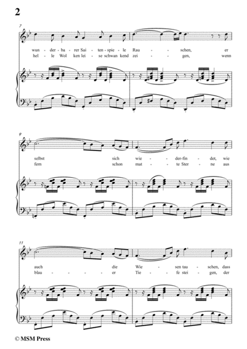 Schubert-Der Fluss,in B flat Major,for Voice&Piano image number null