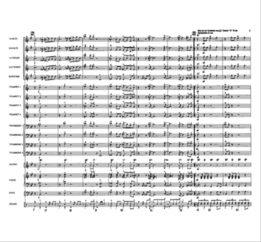 Wild Card Shuffle Jazz Ensemble scores gallery preview page 4
