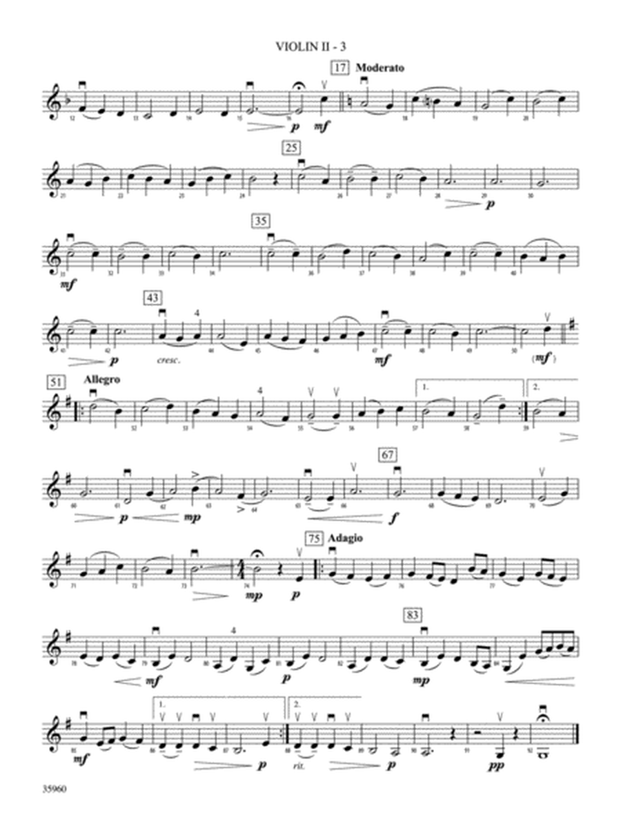 A Dickens Christmas Carol Suite: 2nd Violin