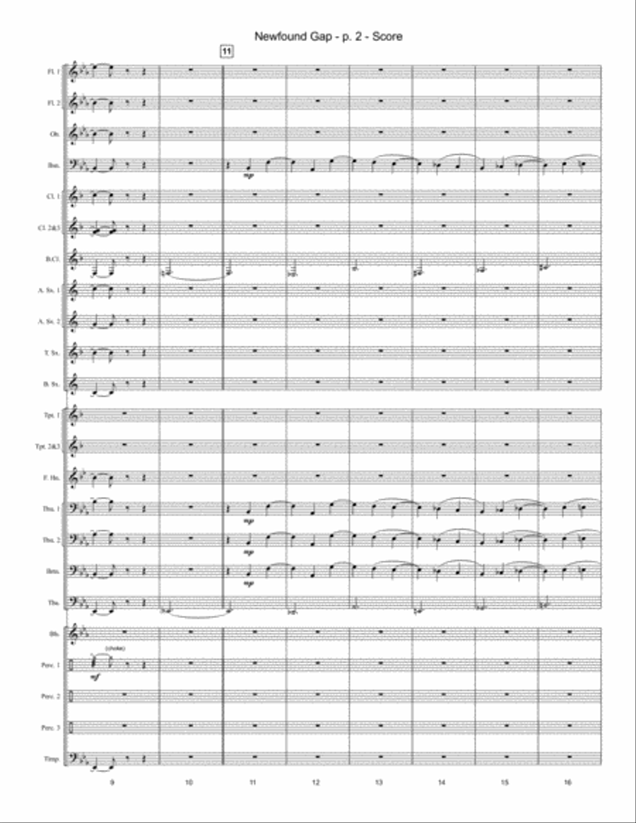 Newfound Gap Newfound Gap Concert Band scores gallery preview page 3