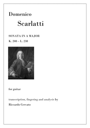 Sonata in A major K. 208